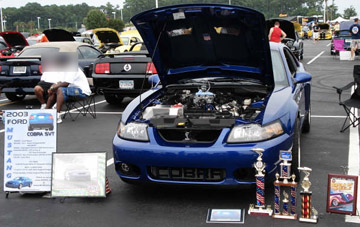 2003 mustang Cobra SVT show board  image