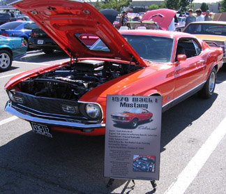 1970 Mach 1 Mustang Cobra jet showboard