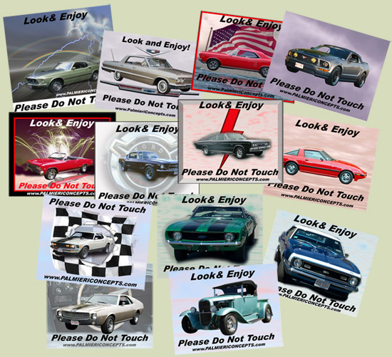 car show dash plaques