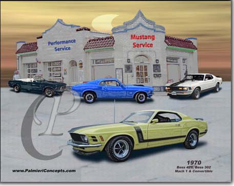 1970  mustang boss 429, boss 302, mach 1  image