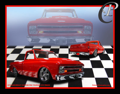 FM-06 1970 CHEVROLET CUSTOM PRO TOURING C10 TRUCK-collage