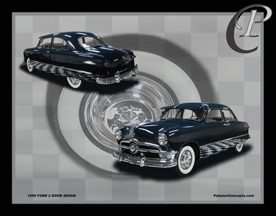 FM-23B 1950 FORD DELUXE 2 DOOR SEDAN-Top Pic