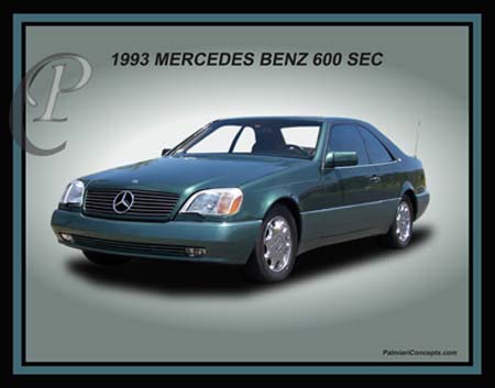 FM-16 1993 MERCEDES BENZ 600 SEC-spotlight