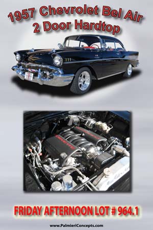 MW1-Black 57 Chevy Belair-SHOWBOARD