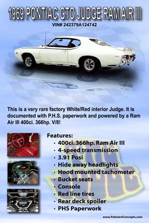 WC4-1969 GTO Judge-poster